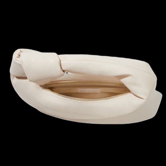 NWT MELIE BIANCO Alexandra Top Handle Bag in Cream - Picture 2 of 5